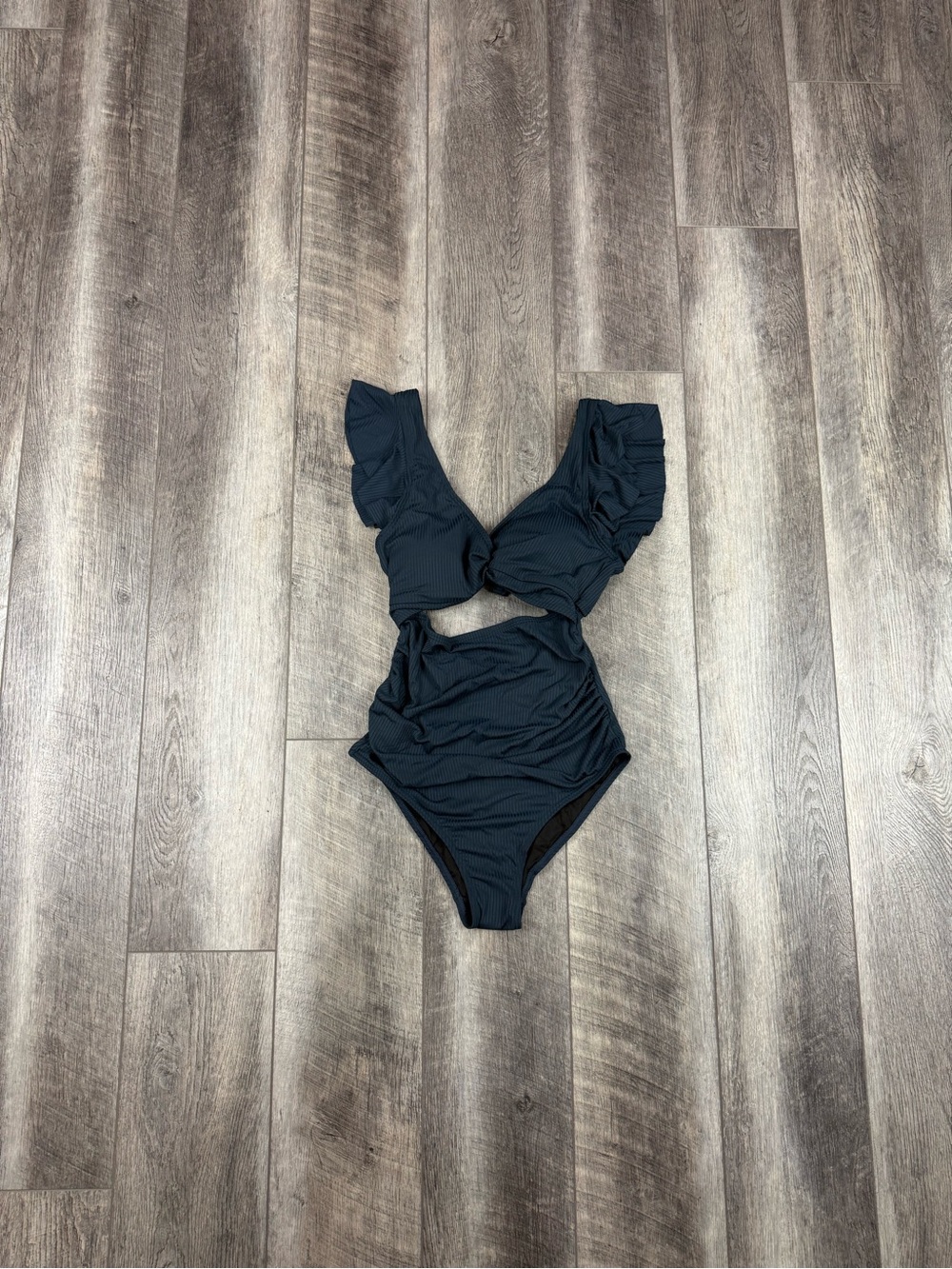 Charmo Navy Ribbed One Piece